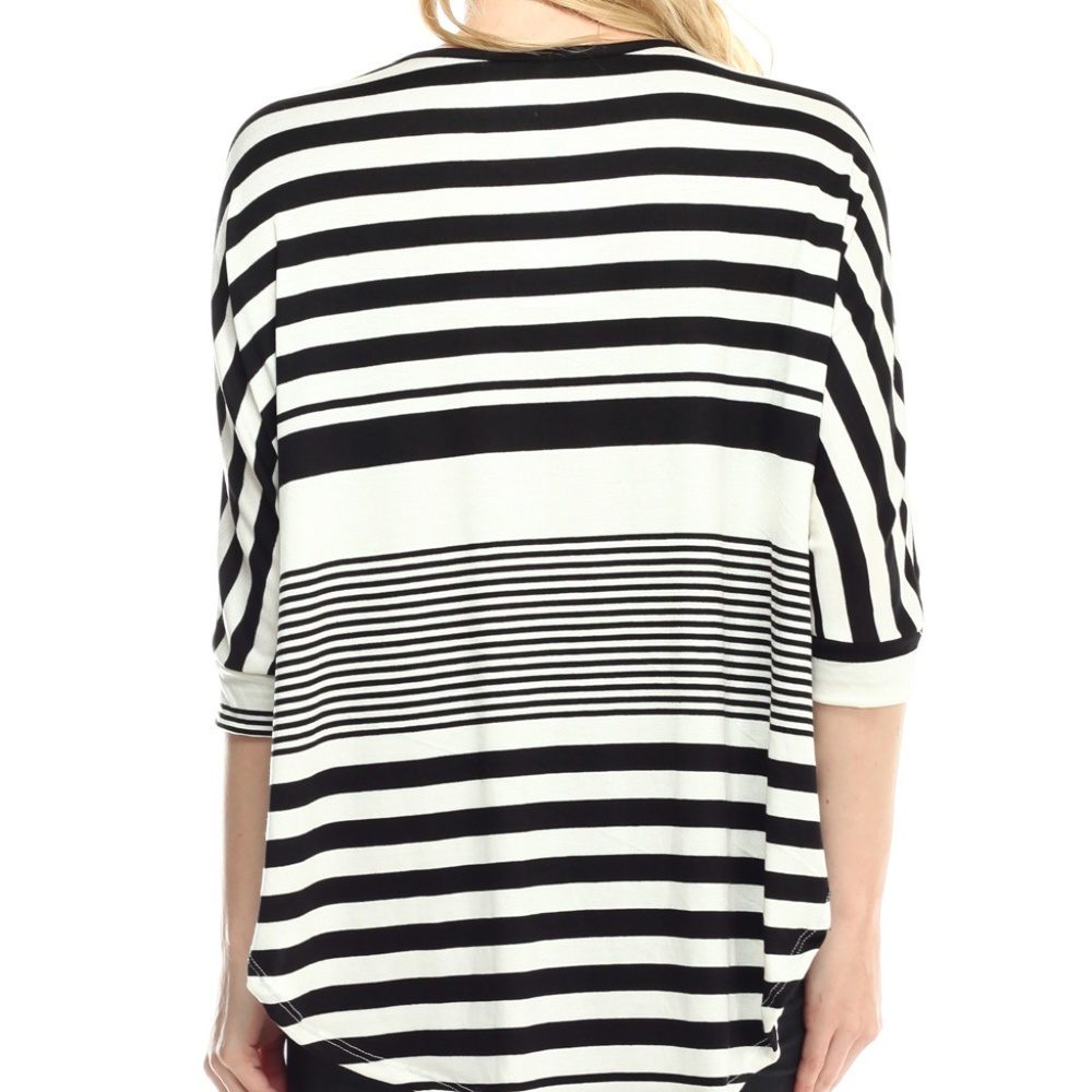 STRIPED SWING TOP - Picture 3 of 4
